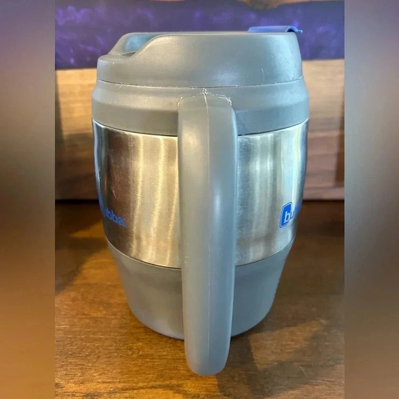 Bubba 52oz Insulated Mug Gray/ Silver/Blue Travel Cup Bottle Opener See Descript - Picture 3 of 8